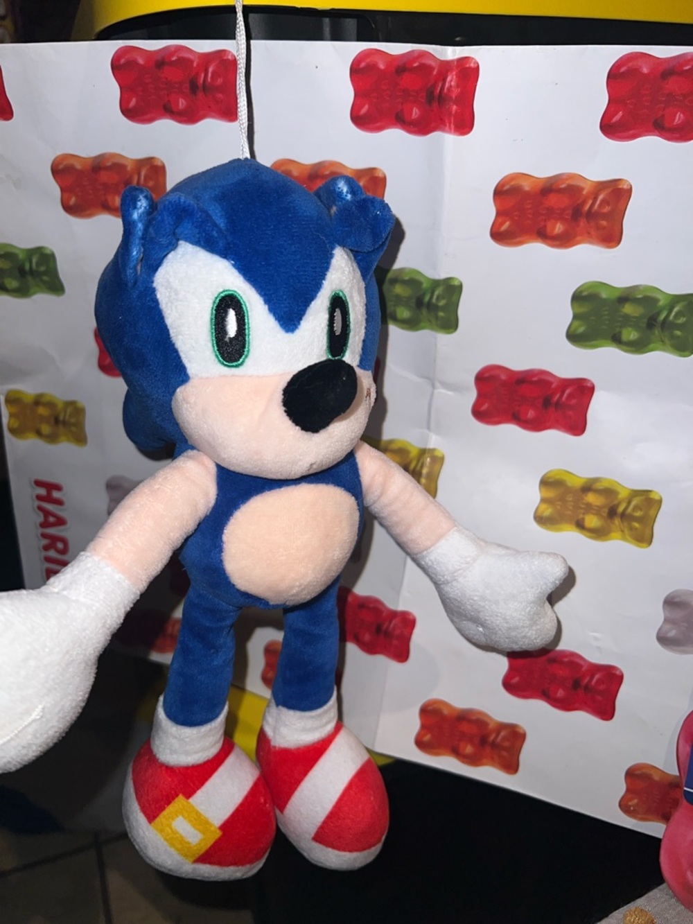 Blue Sonic Plush Toy - Official Character Stuffed Doll